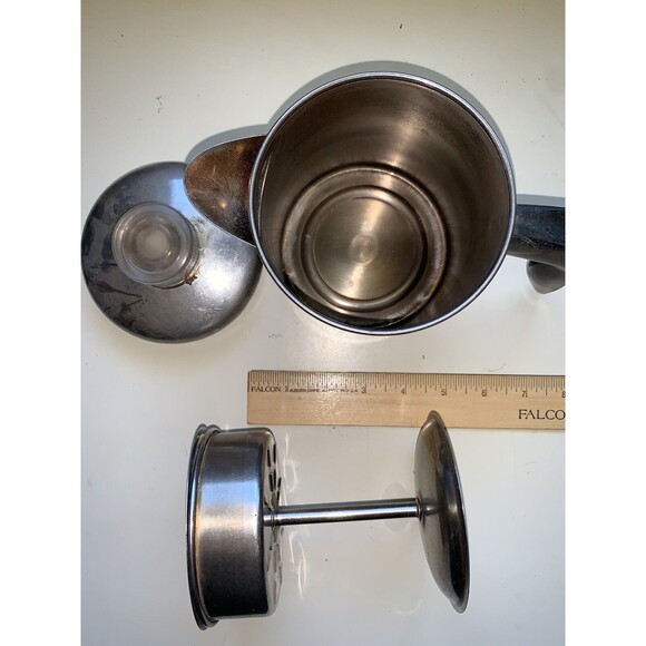Vintage FABERWARE | Stove Top Percolator 8 Cup Stainless Steel Coffee Pot | #768 - Picture 4 of 7